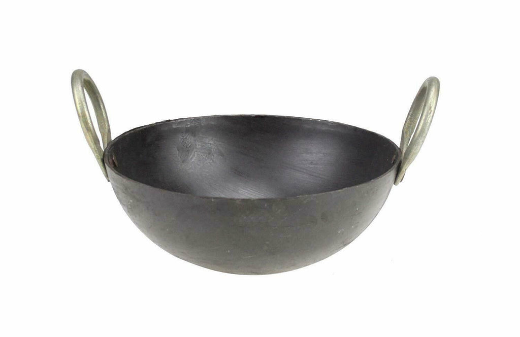 Traditional Cast Iron deep round Kadai Order Online