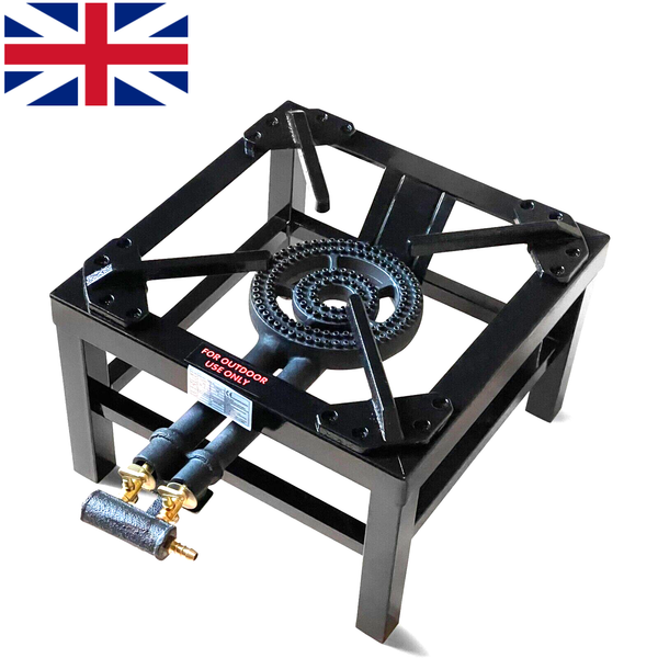 5.1KW 2 KEY HEAVY DUTY SINGLE CAST IRON LPG GAS BOILING BURNER CATERIN –  Crockery Online