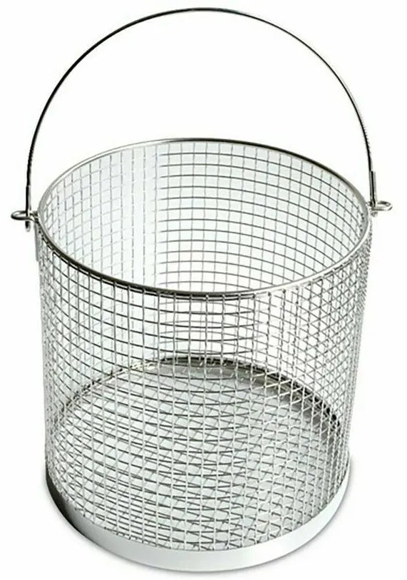 2x Heavy Duty Stainless Steel Chip Bucket Draining Rinsing Chip 12'' x 12''MESH