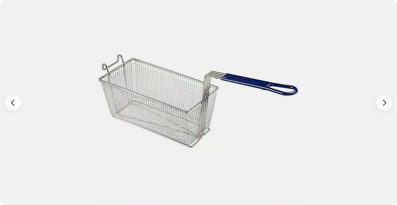 Commercial Frying Fryer Basket Deep Fat Chip 340x165x152mm Pitco-imperia