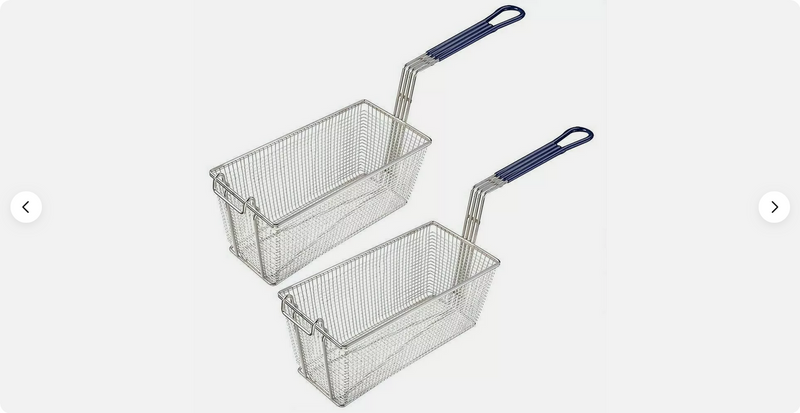 Commercial Frying Fryer Basket Deep Fat Chip 340x165x152mm Pitco-imperia